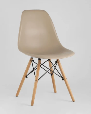 Стул Stool Group Eames DSW бежевый x4 УТ000005356