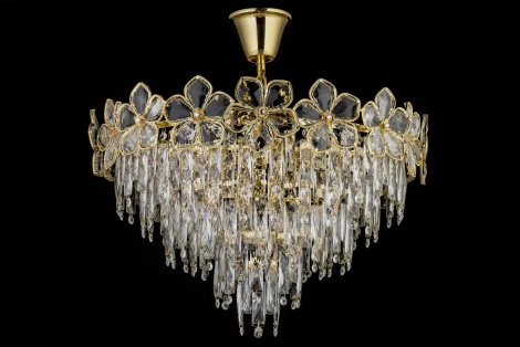 Подвесная люстра хрусталь Arti Lampadari Neuronano Neuronano E 1.5.60.100 G цветы