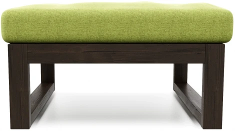 Пуф Arsko Амбер венге зеленая рогожка