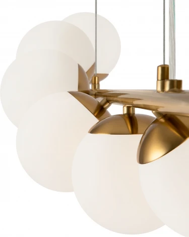 Подвесной светильник Zing FR5199PL-08BS1 Freya (220V, на тросе, шарики)