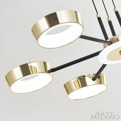 Подвесной светильник Arte Milano 271079/6 BK/GD (LED, 220V, на проводе)