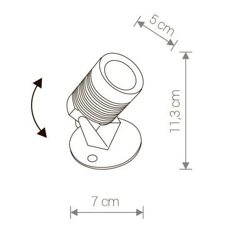 Прожектор уличный Nowodvorski Spike 9101 (LED, 220V, IP54)