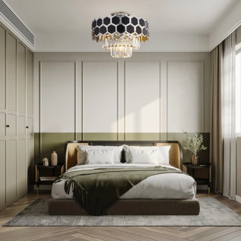 Потолочная люстра хрустальная Arte Milano Sorrento-5009 375009/3+2/20/380 CR (220V)