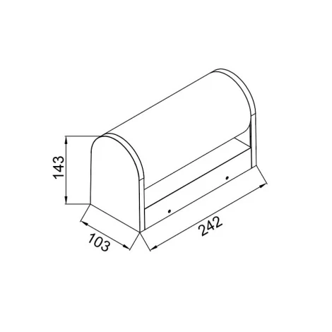 Настенный уличный светильник светодиодный IP65 Mantra Gant 9280