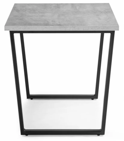 Стол Notta Лота Лофт 140 25 мм черный матовый / бетон 489613