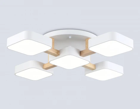 Потолочная люстра светодиодная на штанге с регулировкой цветовой температуры Ambrella COMFORT FL4881 (220V)