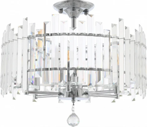 Потолочная люстра хрустальная на штанге Arte Milano Sorrento-2409 372409/6/100/470 CR (220V)
