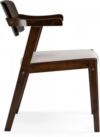 Деревянный стул Velma (Velma dirty oak / light beige) Woodville арт.15524