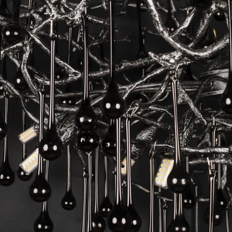 Подвесная люстра Loft It Bijout 10067/1250 BK (220V, на тросе, ветки)