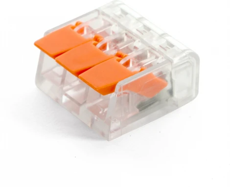 Клемма пружинная 3-х проводная Stekker 32394