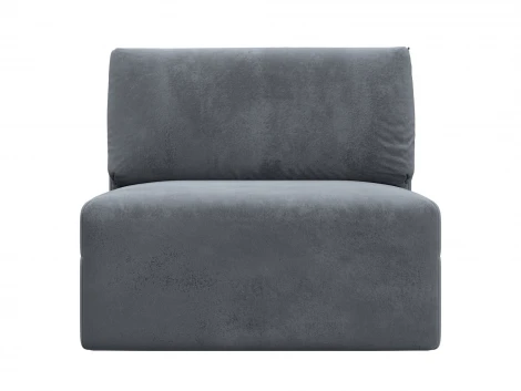 Модуль диван Лига-060 НПБ (ЛДСП,Брус,Фанера,Велюр/Серый) Лига Диванов 129534