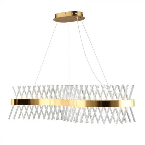 Подвесная люстра Omnilux Strasatti OML-99903-44 (LED, 220V, хрусталь, на тросе)