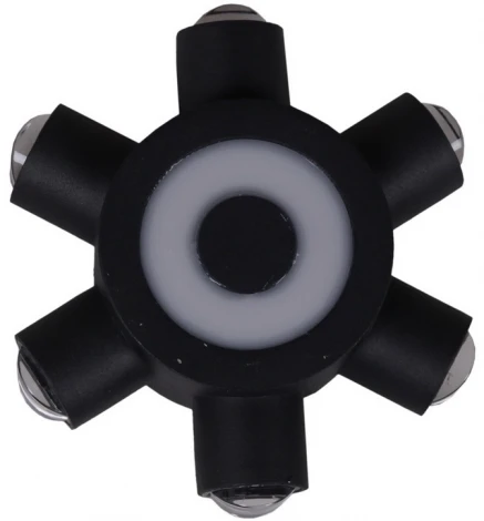 Архитектурная подсветка светодиодная Reluce 86973-9.2-007U LED2W+6*1W BK (220V, IP44)