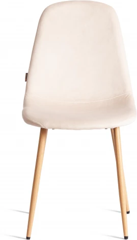 Стул BREEZE (mod. JSC-58) / 1 шт. в упаковке (Велюр,Металл  /Кремовый)