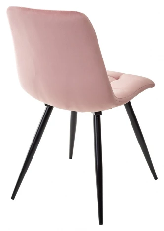 Обеденный стул M-City TERAMO UF910-07 PINK, велюр