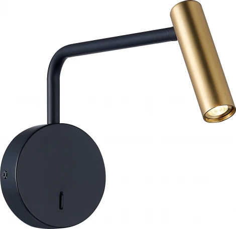 Бра Donolux Saga W111018WW3BBr (LED, 220V, выключатель)