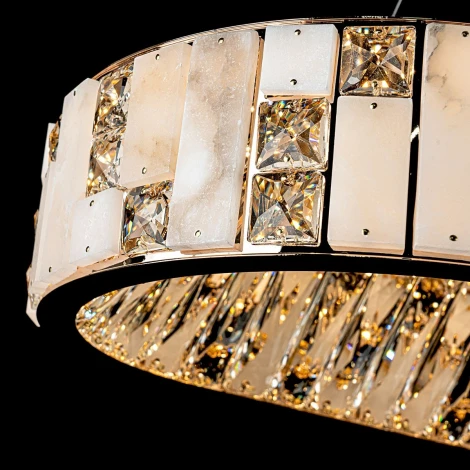 Подвесная люстра светодиодная с регулировкой цветовой температуры Modelux MODELUX ML.6988.1000P GD