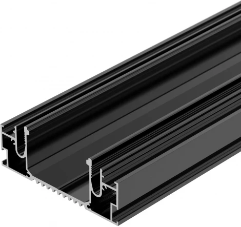 Профиль STRETCH-41-CEIL-CENTER-2000 BLACK (Arlight, Алюминий) 055206