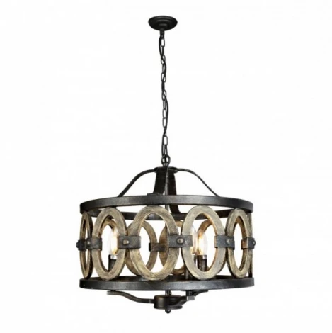 Подвесная люстра iLamp Organic Loft192-3 (220V, на цепи, круглые)