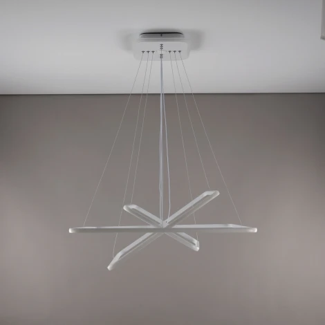 Подвесная люстра RGB Wi-Fi Citilux Неон Смарт CL731AK110E (LED, 220V, умный дом - Алиса, на тросе)