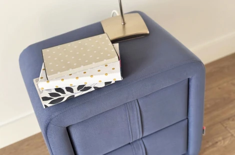 Тумба прикроватная Софи 2 Mebelson (Ткань,Пластик) арт.TM-001.2.2076