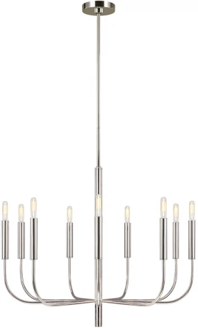 Подвесная люстра на штанге Brianna FE-BRIANNA9-PN Feiss (220V)