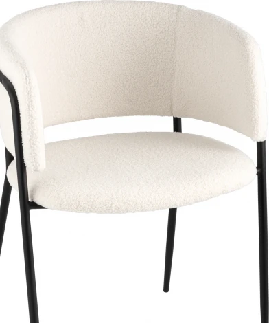 Стул Нэлли ткань букле белый 2 шт. Stool Group (арт.УТ000037195)