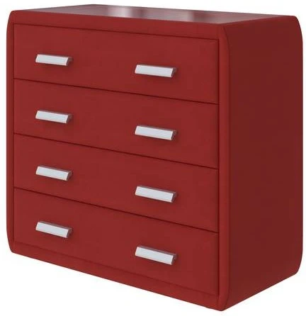 PROxSON Комод Soft Mebel (Ткань: Велюр Forest 13 Красный) 101x48