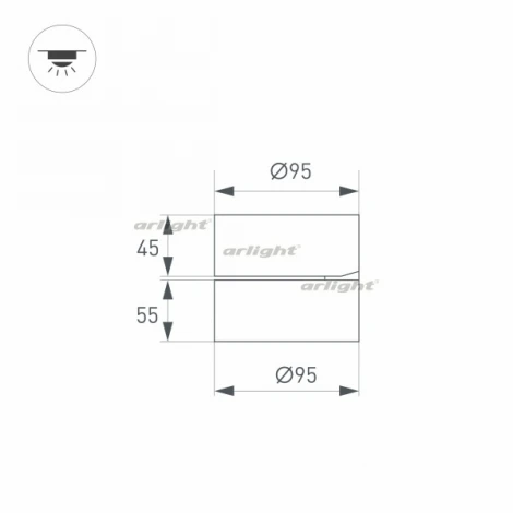 Спот Arlight RONDO 028158 (LED, 220V, круглые, IP40)