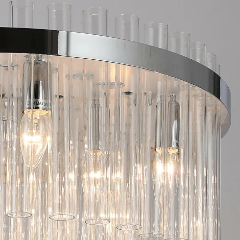 Потолочная люстра на штанге ILLUMICO IL0124-9C-79 CR (220V)