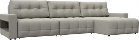 Диван угловой с полками Лига-053 НПБ Лонг Лига Диванов (Рогожка) арт.128953