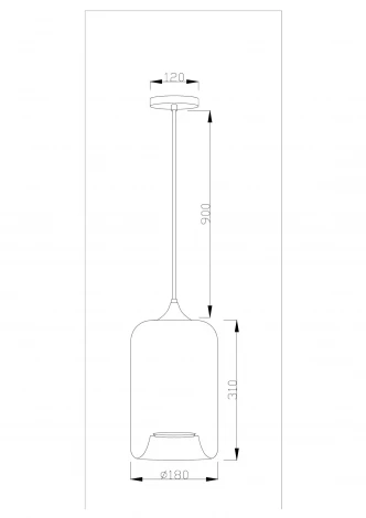 Подвесной светильник Moderli Scrum V11536-1P (220V, на проводе, круглые)
