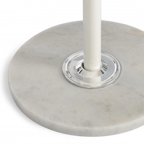 Вешалка Bara/Бара (мод. GH-8606) металл/хром/мрамор, белый/белый, 37х37х175см Tetchair 21441