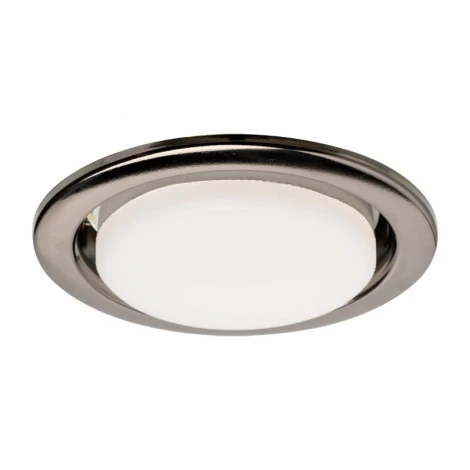 Встраиваемый светильник под лампу GX53 черный хром глянец Lumin'arte LDL-GX53/01BCH