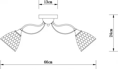 Потолочная люстра Arte Lamp Lily A4366PL-5BK (220V)