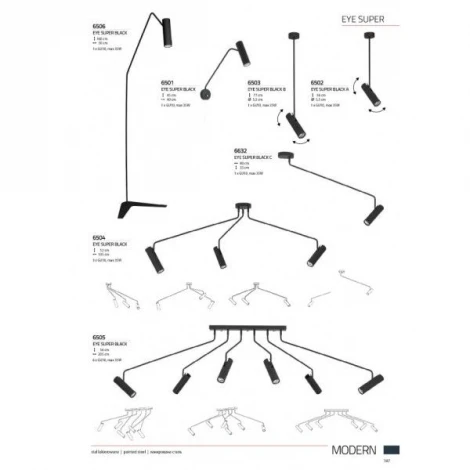 Бра Nowodvorski Eye Super 6501 (220V, выключатель)