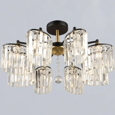 Потолочная люстра на штанге Reluce 63660-0.3-08 BK+COP