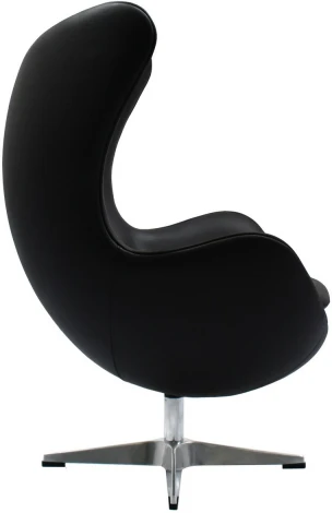 Кресло Bradex Home EGG STYLE черный, натуральная кожа (RF 0539)