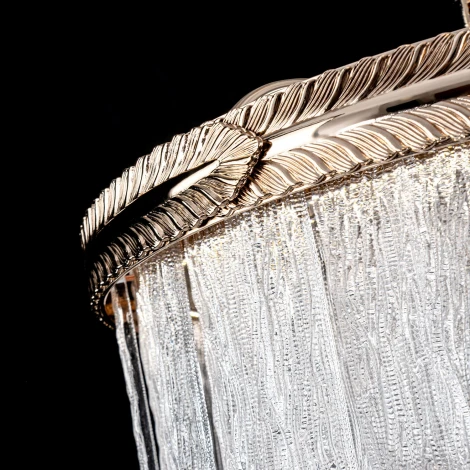 Подвесная люстра светодиодная с пультом Modelux ML.9542.500 GD