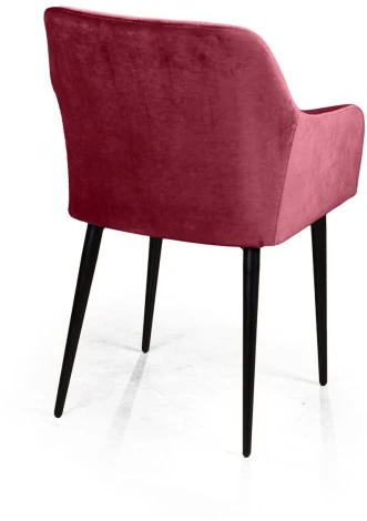 Стул с подлокотниками Robert, бархат винно-красный 16 Top Concept ROBERT 80986