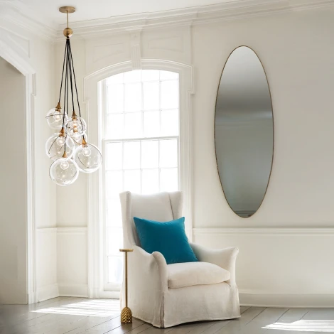 Подвесной светильник Skye QN-SKYE-6P Hinkley (220V, на проводе, шар)