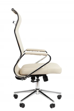 Офисное кресло Chairman 702 Россия экопремиум бежевый
