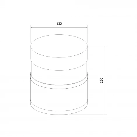 Наземный светильник светодиодный Elektrostandard Techno 1531 TECHNO LED 3000K чёрный