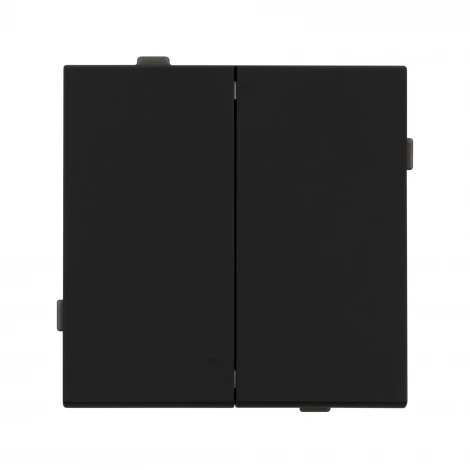 Механизм выключателя двухклавишный проходной SWT-TENDO-MKP2-SFPL-BK (230V, 10A) (Arlight) 054553