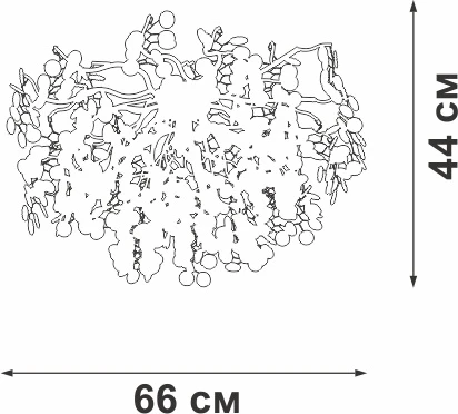 Потолочная люстра Vitaluce V2832-8/7PL