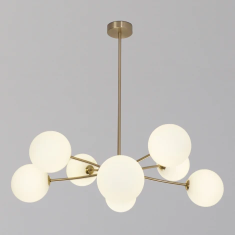 Потолочная люстра на штанге Zortes Blo ZRS.1777.08 (220V, шарики, IP21)