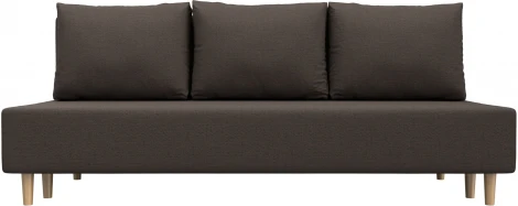 Диван прямой Лига-033 (Коричневый/Рогожка) Лига Диванов арт.124194