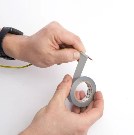 Изолента 013х19мм 20м серебро Stekker 39911