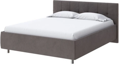 PROxSON Кровать Diamo без основания (Ткань: Велюр Monopoly Капучино (297)) 200x190