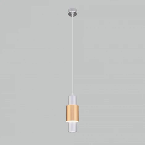 Подвесной светильник Eurosvet Bento 50204/1 LED матовое серебро/матовое золото